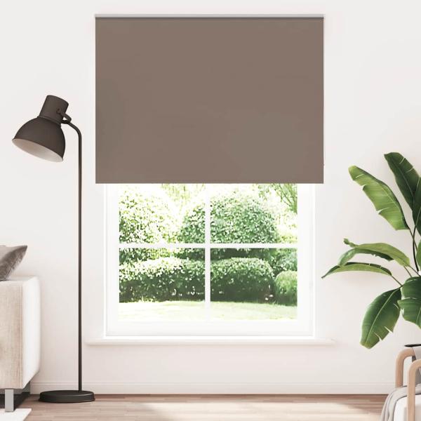 ARDEBO.de - Verdunkelungsrollo Kaffeebraun 150x230cm Stoffbreite 146,6 cm