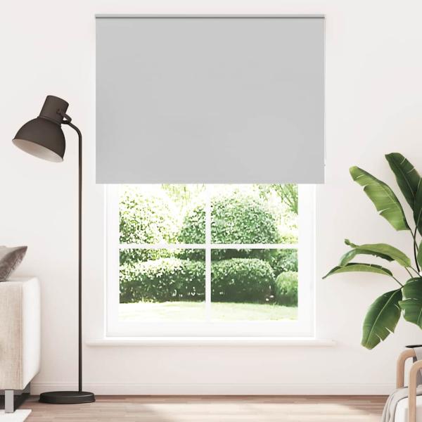 Verdunkelungsrollo Hellgrau 160x230cm Stoffbreite 156,6cm