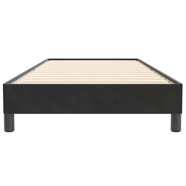Boxspringbett ohne Matratze Schwarz 90x220 cm Samt