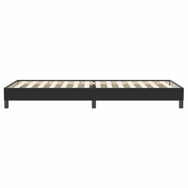 Boxspringbett ohne Matratze Schwarz 90x220 cm Samt
