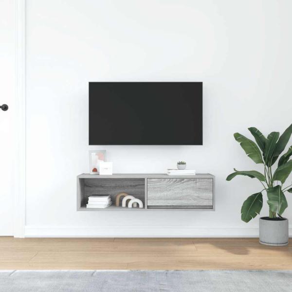 TV-Schrank Grau Sonoma 100x31x25,5 cm Holzwerkstoff