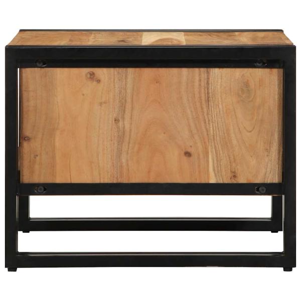 Couchtisch 50x50x38 cm Massivholz Akazie