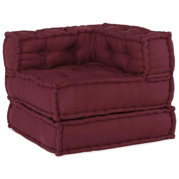 Modulares Sofaelement Kastanienbraun 70x70x54 cm Stoff