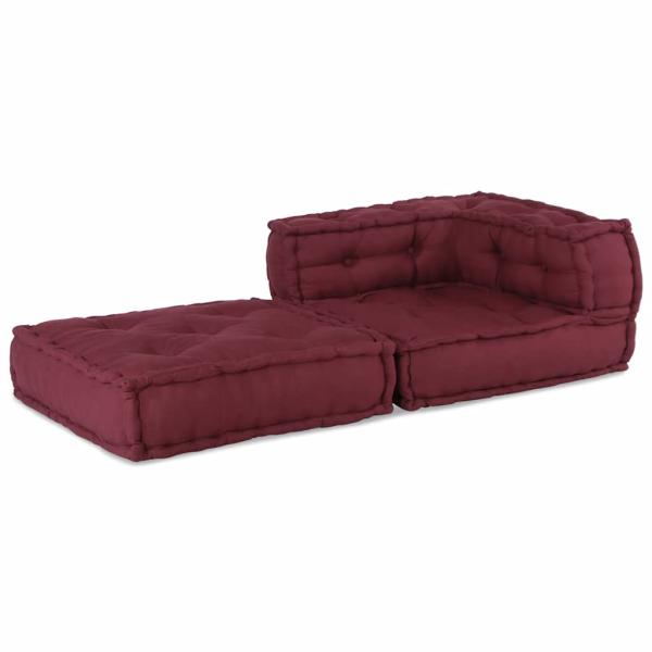 Modulares Sofaelement Kastanienbraun 70x70x54 cm Stoff