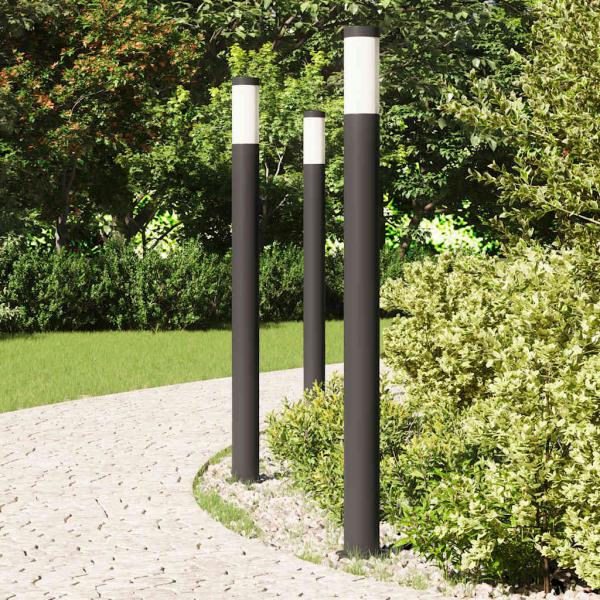 Pollerleuchten 3er 110 cm Edelstahl IP44