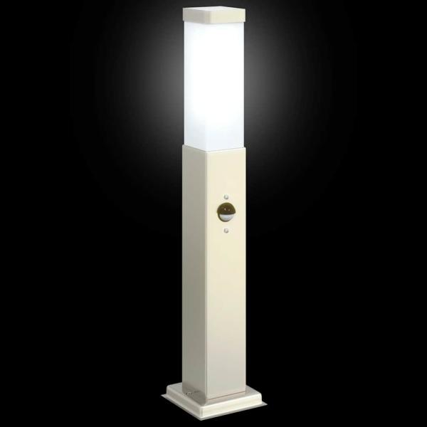 Pollerleuchten mit Sensor 3 Stk. 50 cm Edelstahl IP44