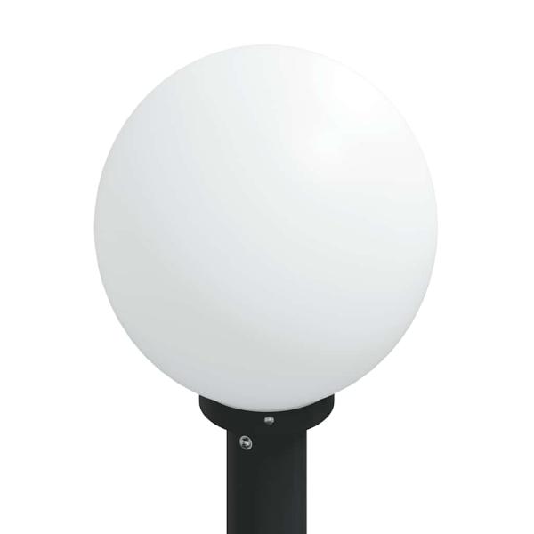 Pollerleuchten mit Sensor&Steckdose 3 Stk. 80 cm Schwarz IP44