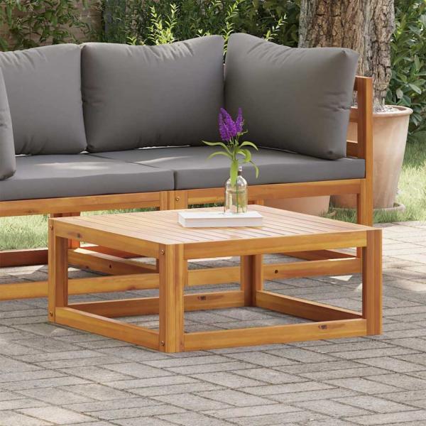 Couchtisch 68x68x29 cm Massivholz Akazie