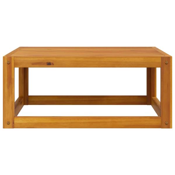 Couchtisch 68x68x29 cm Massivholz Akazie