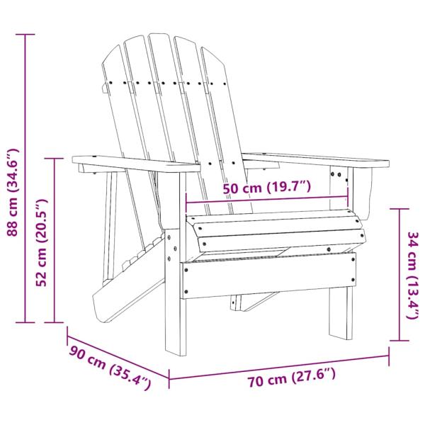 Gartenstuhl Holz Grau