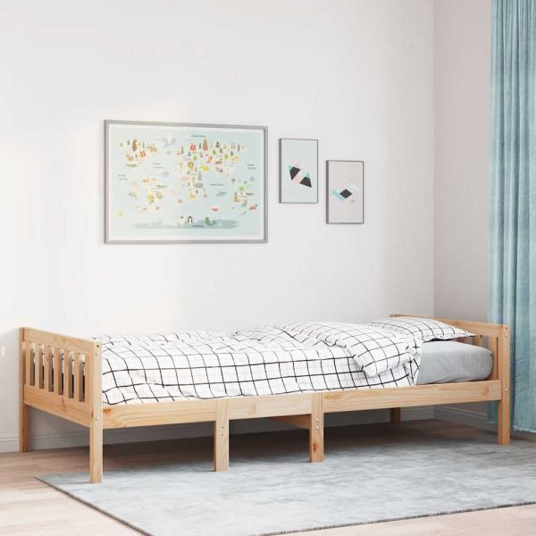ARDEBO.de - Kinderbett ohne Matratze 90x190 cm Massivholz Kiefer