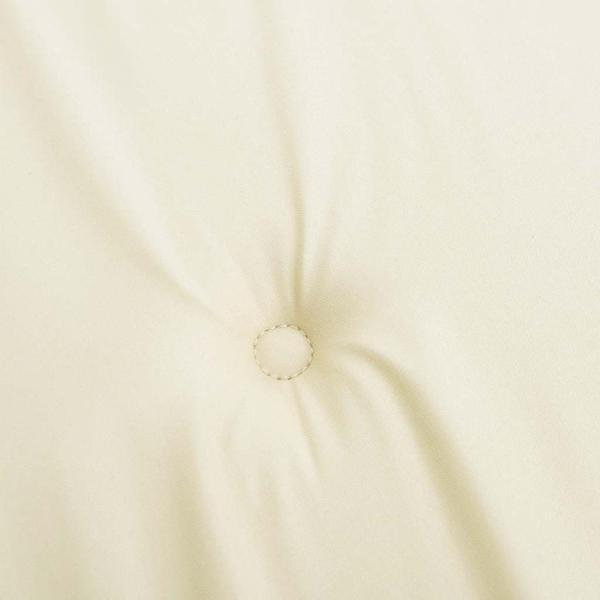 Gartenbank-Auflage Creme 100x50x3 cm Oxford-Gewebe