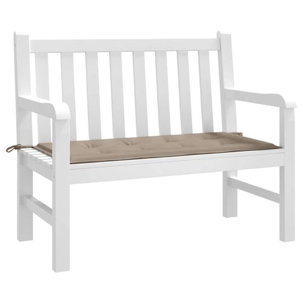 Gartenbank-Auflage Taupe 100x50x3 cm Oxford-Gewebe