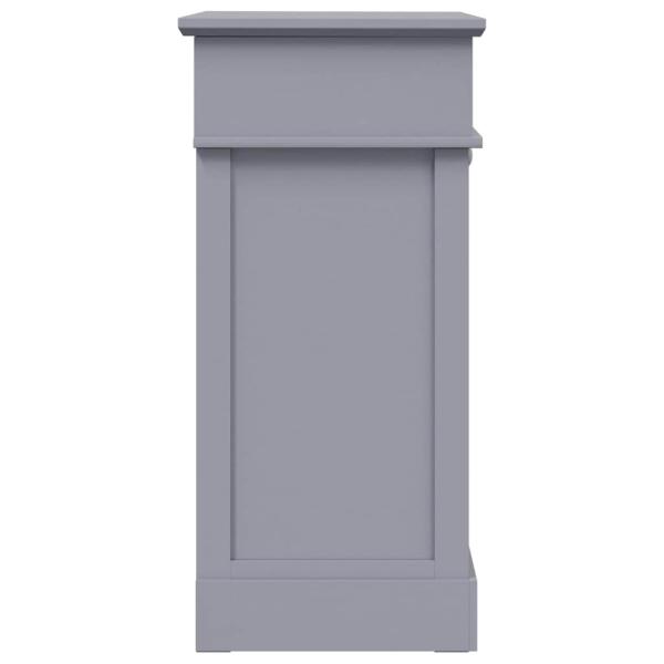 Schuhschrank Grau 50 x 28 x 58 cm Paulownia Holz