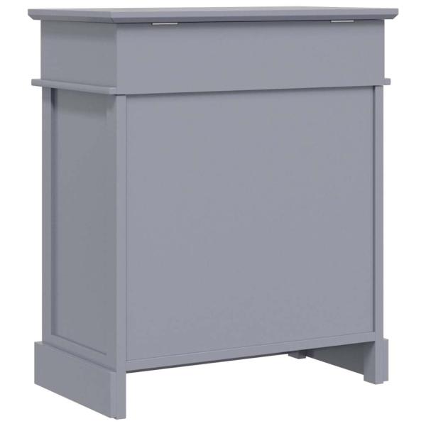 Schuhschrank Grau 50 x 28 x 58 cm Paulownia Holz