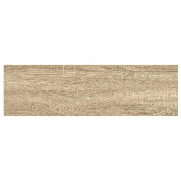 Schweberegale 4 Stk. Eiche und Wei? 90x23,5x3,8 cm MDF