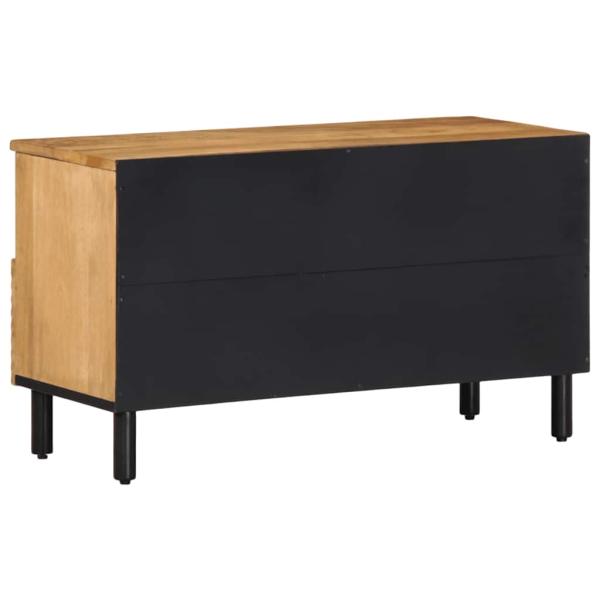 TV-Schrank Braun 80x33x46 cm Massivholz Mango