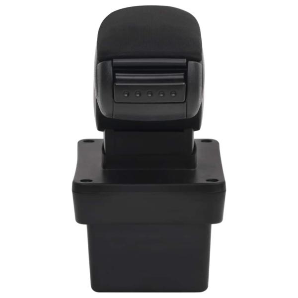 Auto-Armlehne für SKODA OCTAVIA (ab 2014) Schwarz 17x40x(31?49) cm ABS