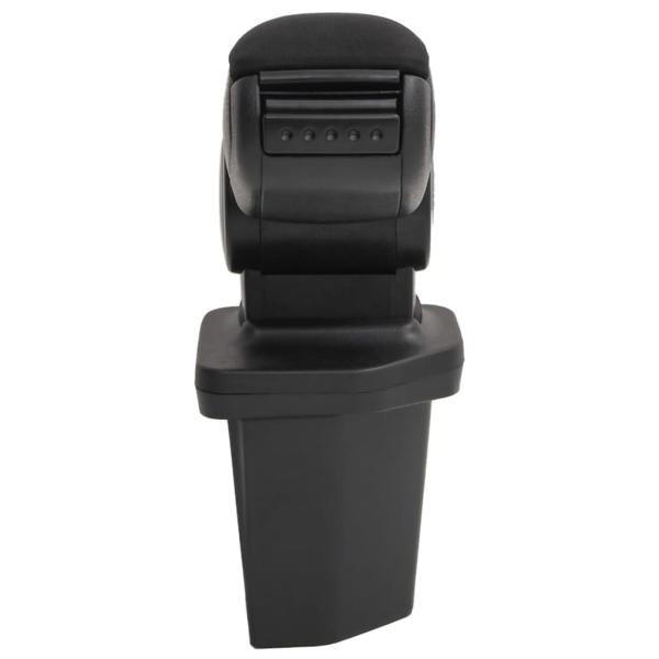 Auto-Armlehne für HYUNDAI I20 (2015?2019) Schwarz 15x32x(40?52) cm ABS