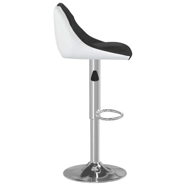 Barhocker 2 Stk. Schwarz und Wei? Kunstleder