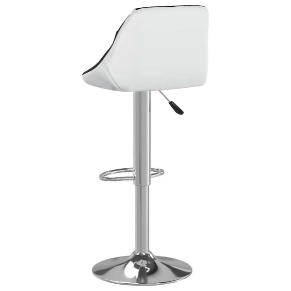 Barhocker 2 Stk. Schwarz und Wei? Kunstleder