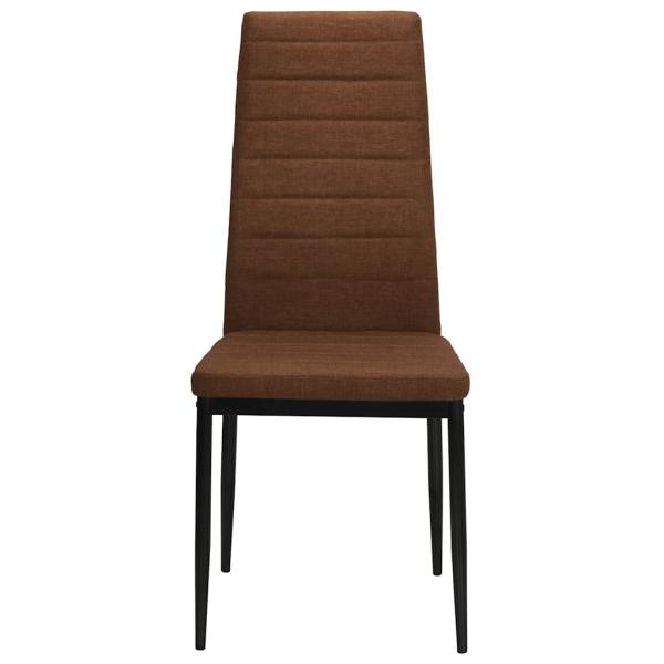 Esszimmerst?hle 2 Stk. Braun Stoff