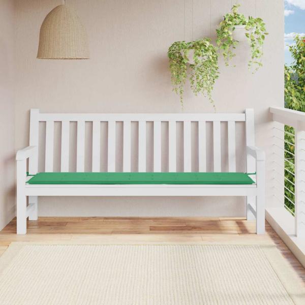 ARDEBO.de - Gartenbank-Auflage Grün 200x50x3 cm Oxford-Gewebe