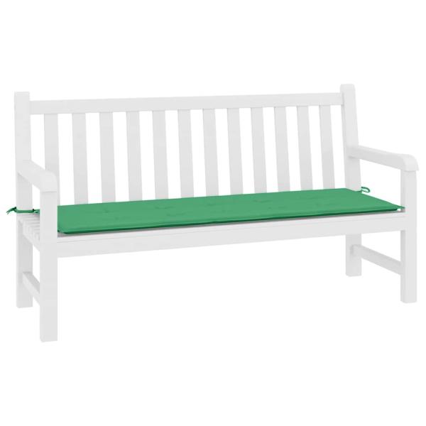 Gartenbank-Auflage Grün 200x50x3 cm Oxford-Gewebe