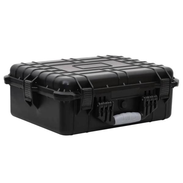 ARDEBO.de - Flugkoffer Tragbar Schwarz 52x40x19 cm PP