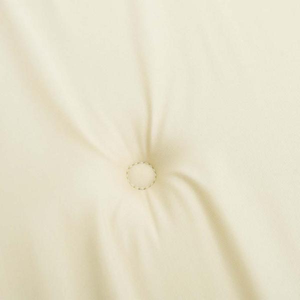 Liegestuhl-Auflage Creme (75+105)x50x4 cm