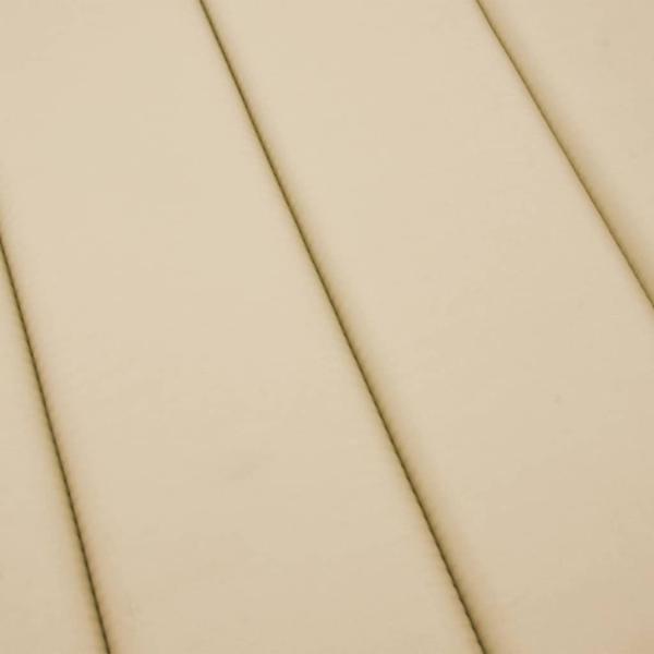 Sonnenliegen-Auflage Beige 186x58x4 cm Oxford-Gewebe