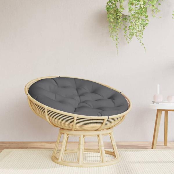 ARDEBO.de - Kissen Rund Anthrazit Ø 100x11 cm Oxford-Gewebe