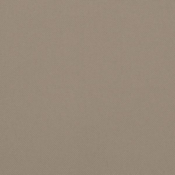 Kissen Rund Taupe Ø 60 x 11 cm Oxford-Gewebe