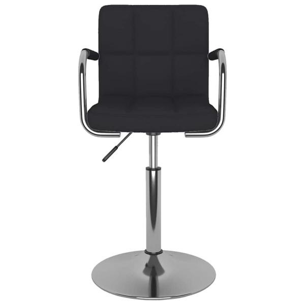 Barhocker Schwarz Stoff