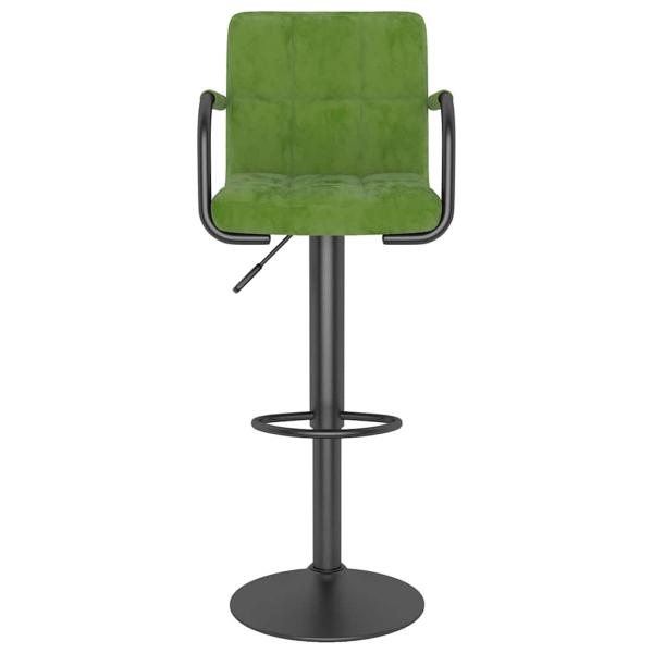 Barhocker Hellgrün Samt