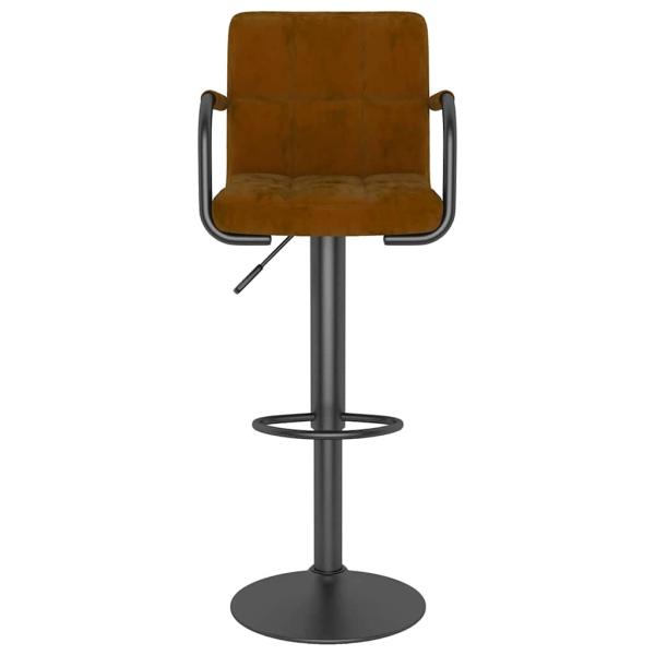 Barhocker Braun Samt