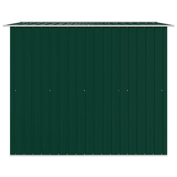 Gartenschuppen Grün Metall 257 x 205 x 178 cm