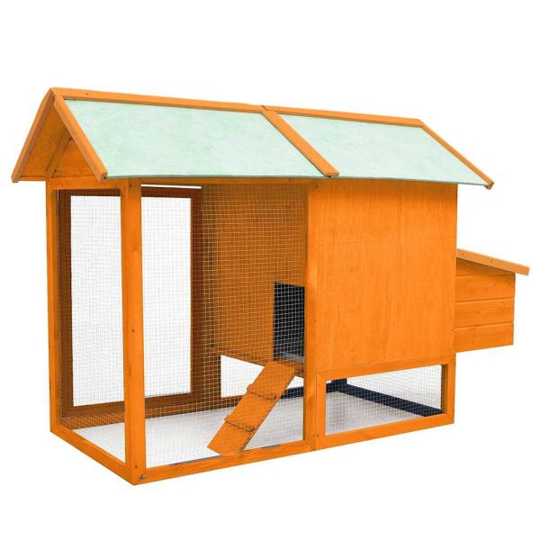 Hühnerkäfig 170x81x110 cm Kiefernholz & Tannenholz