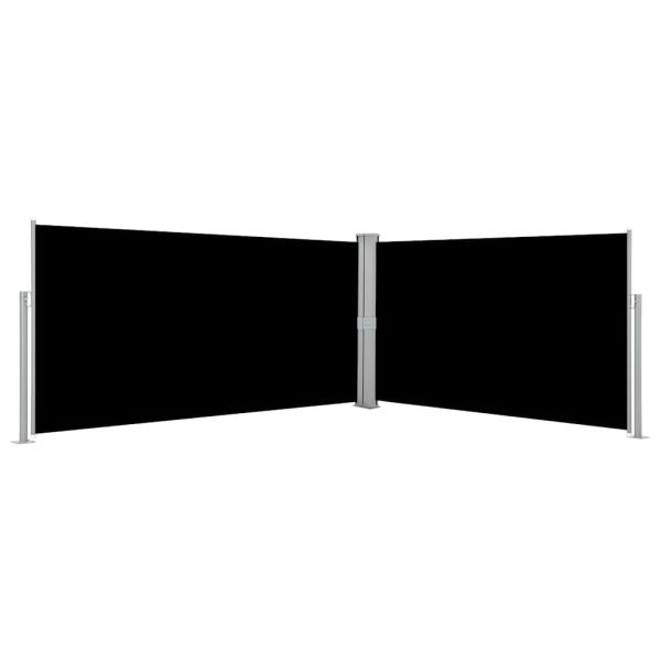 ARDEBO.de - Seitenmarkise Ausziehbar Schwarz 160×600 cm