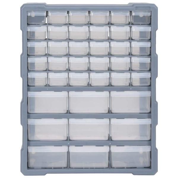 Multi-Schubladen-Organizer mit 39 Schubladen 38x16x47 cm