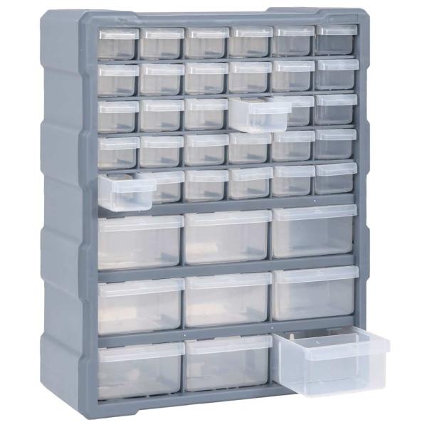 Multi-Schubladen-Organizer mit 39 Schubladen 38x16x47 cm