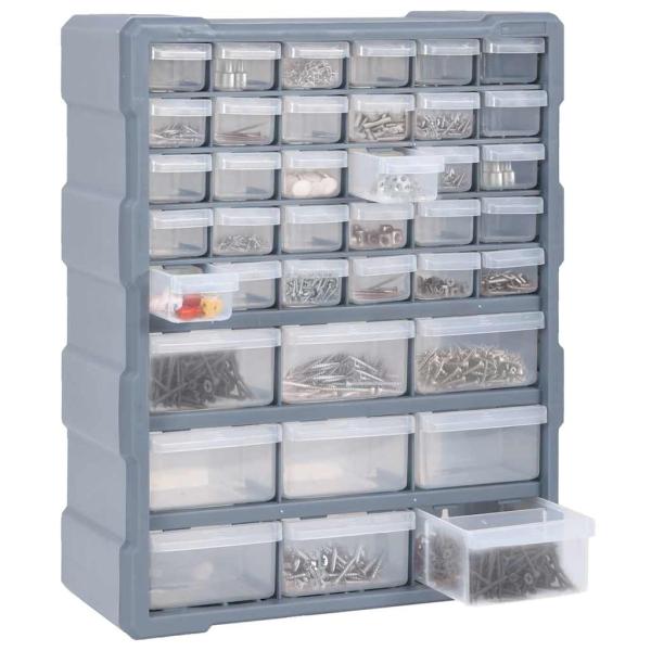 Multi-Schubladen-Organizer mit 39 Schubladen 38x16x47 cm