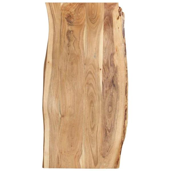 ARDEBO.de - Tischplatte Massivholz Akazie 118x(50-60)x2,5 cm