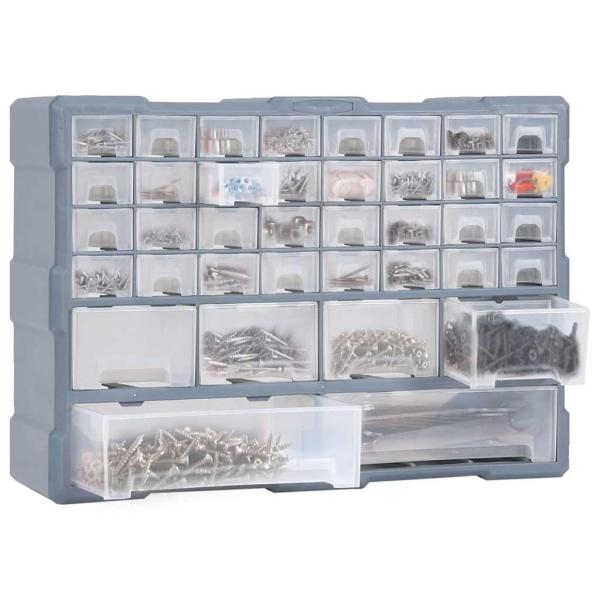 Multi-Schubladen-Organizer mit 38 Schubladen 52x16x37,5 cm