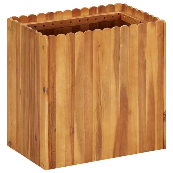 ARDEBO.de - Garten-Hochbeet 50 x 30 x 50 cm Massivholz Akazie