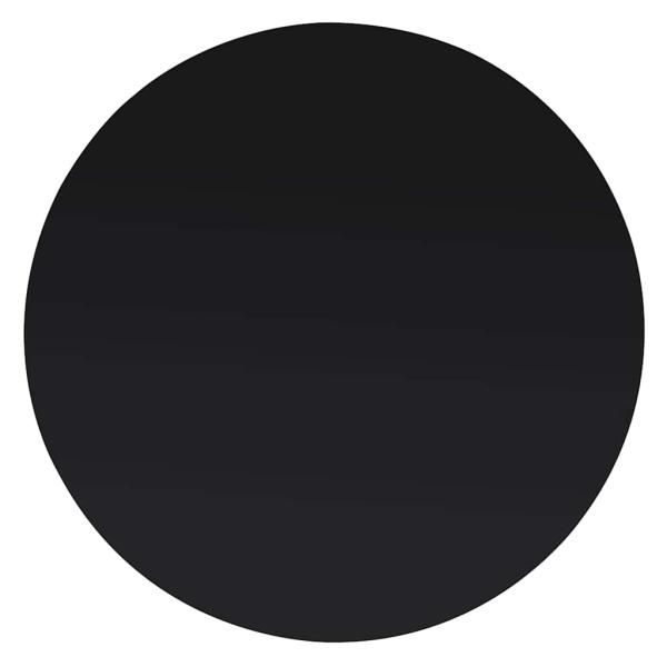 ARDEBO.de - Tischplatte aus gehärtetem Glas Rund 700 mm