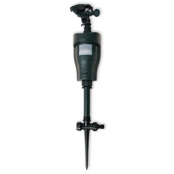 Wasserstrahl-Tiervertreiber mit PIR-Sensor Dunkelgrün