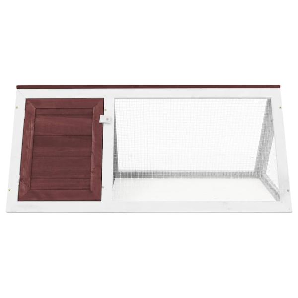 Kleintier-/Kaninchenstall Braun Holz