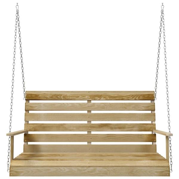 Schaukelbank 110 cm Imprägniertes Kiefernholz