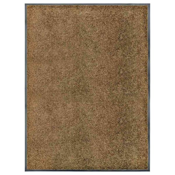 ARDEBO.de - Fußmatte Waschbar Braun 90x120 cm